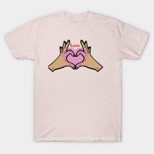 Hand love sign T-Shirt